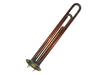 Тэн для водонагревателя, для Thermex, 2000W (700+1300), медь, резьба под анод М4, L= 320 мм, фланец 64 мм, Unival, Premium