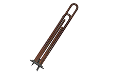 Тэн для водонагревателя, для Thermex, 2000W (700+1300), медь, резьба под анод M4, L=300 мм, фланец 64 мм, код 3401309