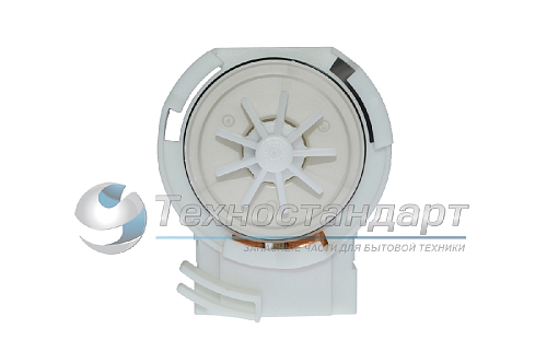 Помпа на 3 защелках коротких посудомоечной машины Whirlpool, Beko, 481236018558, 481236018508, 480140100575, 311158, 322620, Copreci
