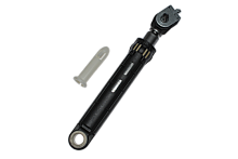 Амортизатор Indesit 100N, "со штырем", длина 165-257 mm, втулка 13x23 mm (низ), код 309597, 141273, 262816, оригинал