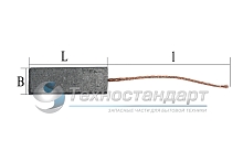 Щетки угольные 5х13.5, МОНОМАТЕРИАЛ, пара, VUB 