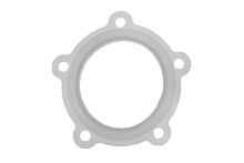 Уплотнительная прокладка фланцевая 5 болтовая, D = 115 мм, d = 80 мм, h = 11 мм, силиконовая, для водонагревателя Haier код 0040300276