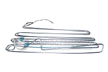 Нагреватель испарителя Indesit, 170W/180W, замена 268482, 16002196001