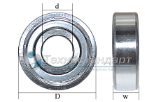 Подшипник 201 ZZ, SKF