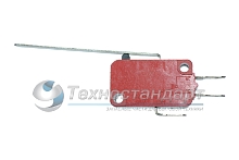 Микровыключатель для СВЧ 3-х контактный с длинным рычагом