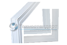 Уплотнитель двери холодильника Stinol, Indesit, Ariston, 570 x 1010 мм, под планку, код 854009