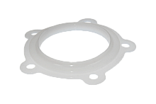 Уплотнительная прокладка фланцевая 5 болтовая, D = 115 мм, d = 80 мм, h = 11 мм, силиконовая, для водонагревателя Haier код 0040300276