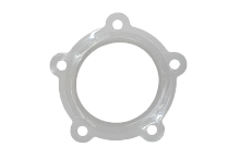 Уплотнительная прокладка фланцевая 5 болтовая, D = 115 мм, d = 80 мм, h = 11 мм, силиконовая, для водонагревателя Haier код 0040300276